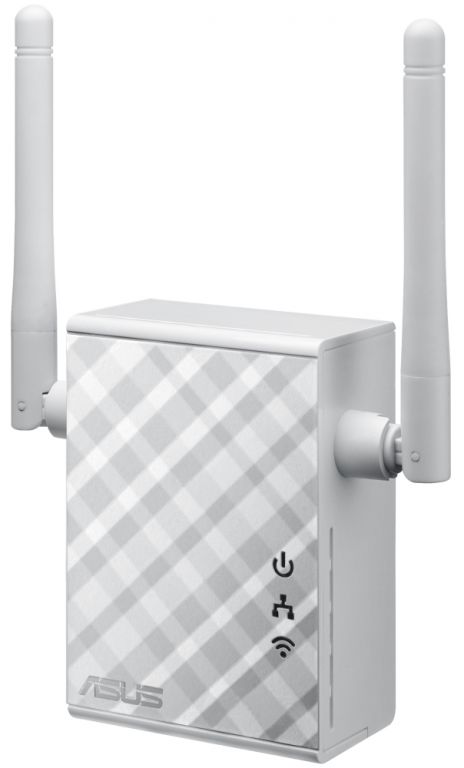 ASUS přístupový bod RP-N12 / 802.11b/g/n/ 2 x 2 dBi anténa / 1x LAN 10/100 / bílý