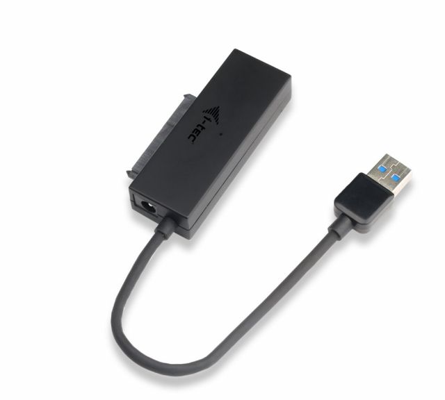 i-tec USB 3.0 adaptér na SATA III s externím napájením/ pro 2,5"/3,5" SATA I/II/III HDD SSD/ BLU-RAY/DVD/CD