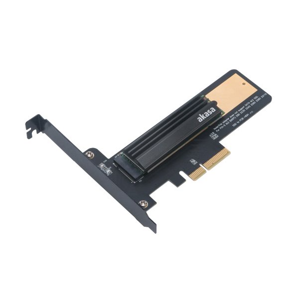 AKASA adaptér M.2 SSD do PCIe x4 / AK-PCCM2P-02 / podporovaná velikost SSD 2230, 2242, 2260, 2280 a 22110