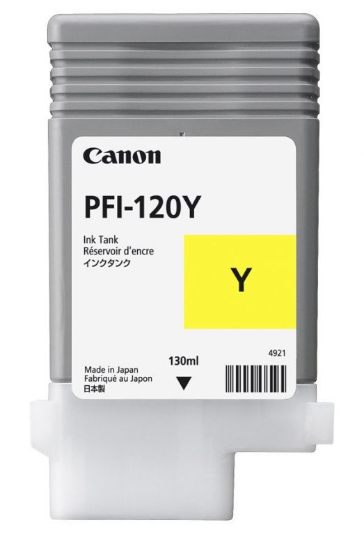 Canon inkoustová náplň PFI-120 Žlutá