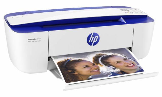 HP DeskJet 3760/ PSC/ A4/ 8/5,5 ppm/ 4800x1200dpi/ USB/ wifi/ ePrint/ AirPrint