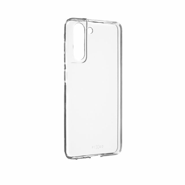Ultratenké TPU gelové pouzdro FIXED Skin pro Samsung Galaxy S21 FE, 0,6 mm, čiré