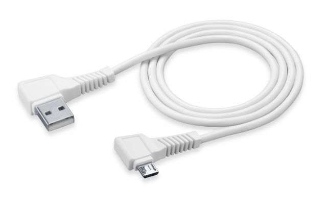 USB datový kabel L CellularLine s konektorem micro USB, 100 cm, bílý