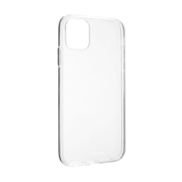 Ultratenké TPU gelové pouzdro FIXED Skin pro Apple iPhone 11, 0,6 mm, čiré
