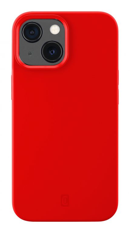 Ochranný silikonový kryt Cellularline Sensation pro Apple iPhone 13 Mini, červený