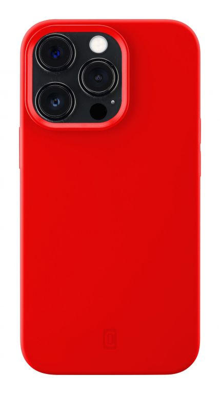 Ochranný silikonový kryt Cellularline Sensation pro Apple iPhone 13 Pro, červený