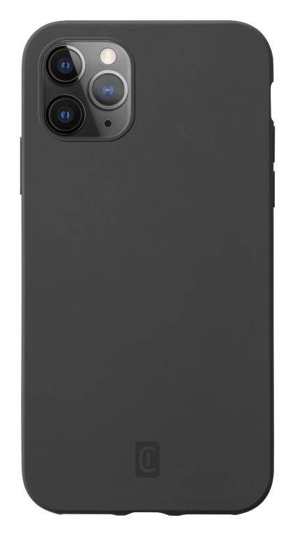 Ochranný silikonový kryt Cellularline Sensation pro Apple iPhone 12/12 Pro, černý