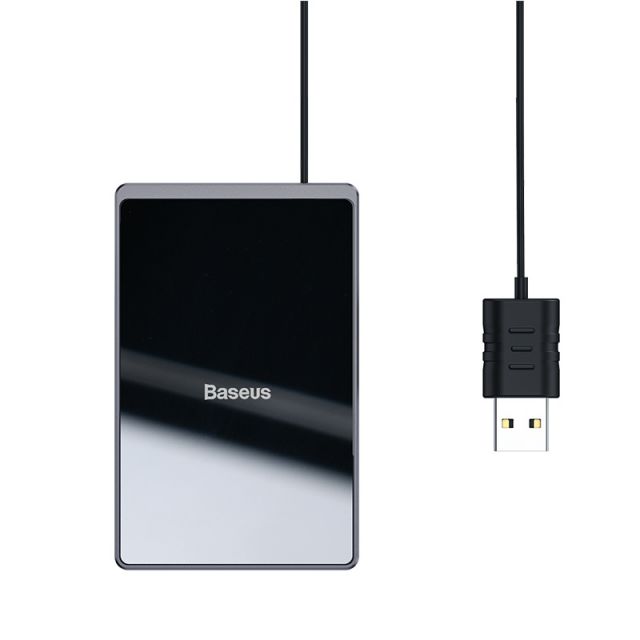 Bezdrátová nabíječka Baseus Card Ultra-Thin Wireless Charger 15W Black