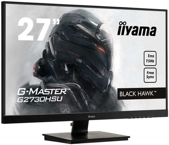 Monitor iiyama G-MASTER G2730HSU-B1 27" BLACK HAWK 27” 1ms FullHD Free Sync