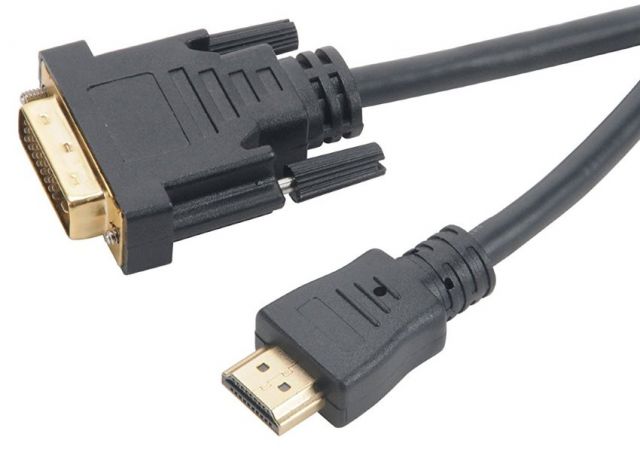 AKASA kabel DVI-D(M) na HDMI(M) / AK-CBHD06-20BK / černý / 2m