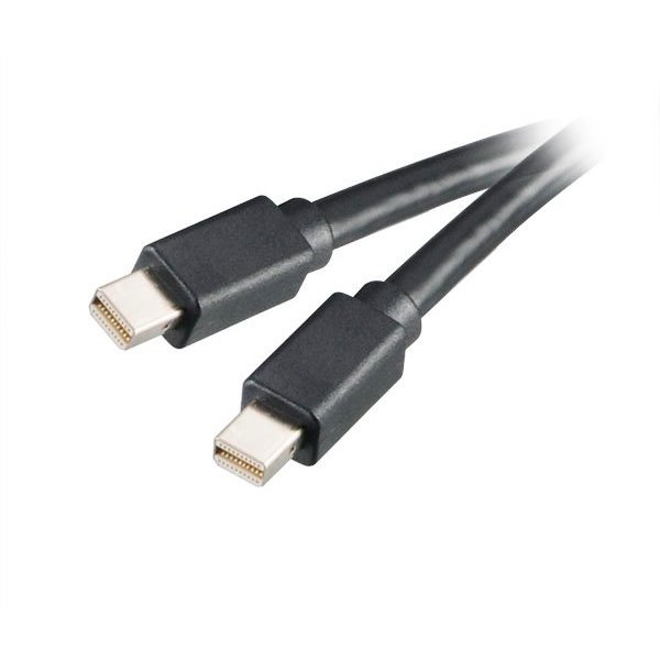 AKASA kabel mini DisplayPort 1.2 (M) na mini DisplayPort 1.2 (M) / AK-CBDP03-20BK / černý / 2m