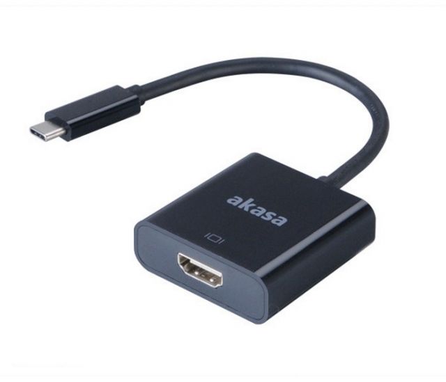 AKASA redukce z USB Typ-C na HDMI / AK-CBCA04-15BK / 15 cm