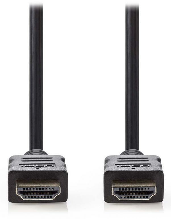NEDIS High Speed HDMI kabel s ethernetem/ zlacené konektory HDMI-HDMI/ 4K/ černý/ 3m