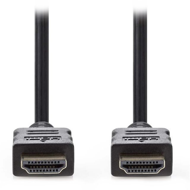 NEDIS High Speed HDMI kabel s ethernetem/ konektory HDMI - HDMI/ černý/ 1m