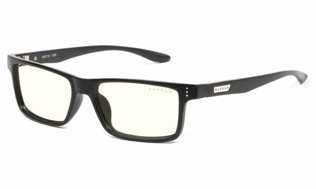 GUNNAR kancelářské dioptrické brýle VERTEX READER / obroučky v barvě ONYX / čirá skla / dioptrie +1,5