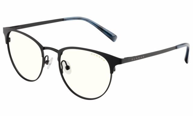 GUNNAR kancelářské brýle APEX / obroučky v barvě ONYX / čirá skla
