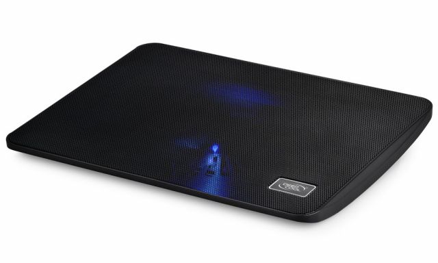 DEEPCOOL chladič notebooku WIND PAL MINI / do 15,6" / 140cm fan / modré LED podsvícení