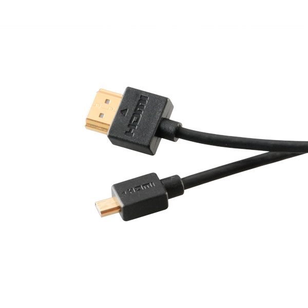 AKASA kabel PROSLIM micro HDMI(M) na HDMI(M) / AK-CBHD14-20BK / 2m