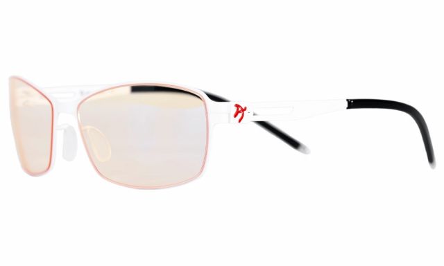 AROZZI herní brýle VISIONE VX-400 White/ bíločerné obroučky/ jantarová skla