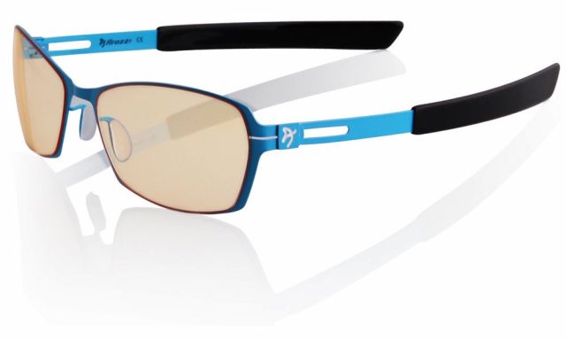 AROZZI herní brýle VISIONE VX-500 Blue/ modročerné obroučky/ jantarová skla