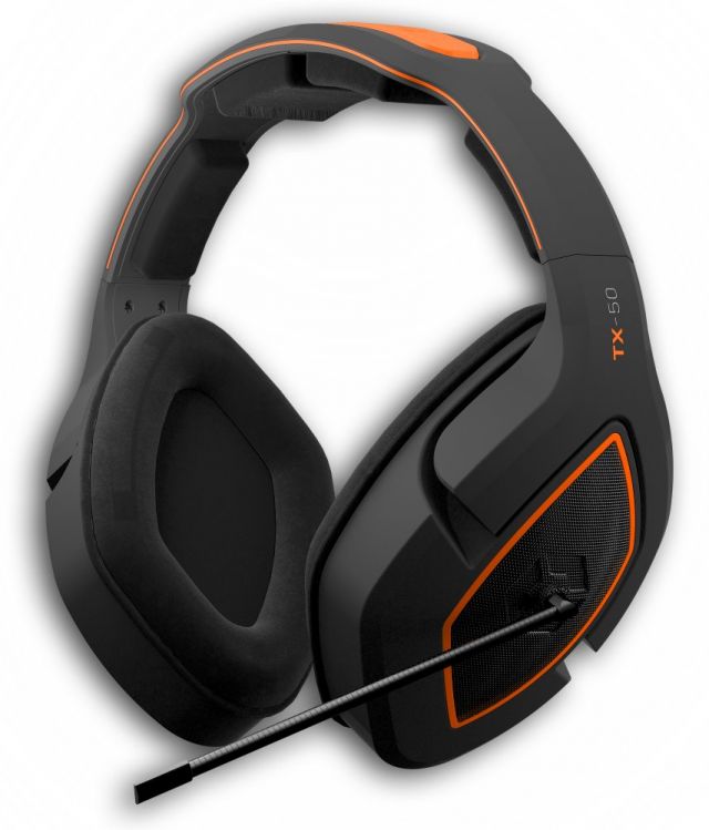 GIOTECK herní headset TX-50/ multiplatforma/ černooranžový