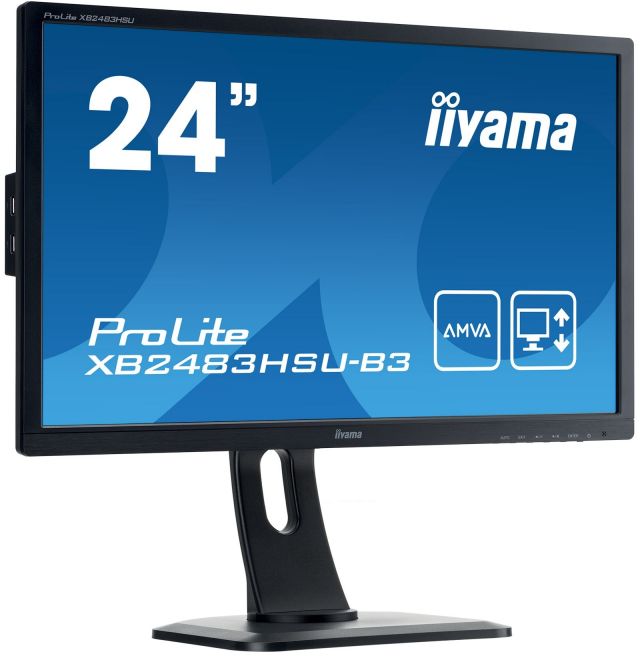 Monitor iiyama ProLite XB2483HSU-B3 24" FLICKER FREE FULL HD LED