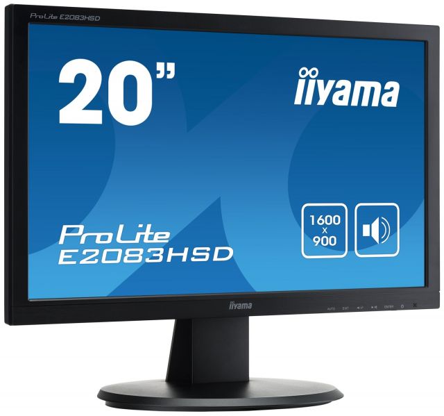 Monitor iiyama ProLite E2083HSD 20" FLICKER FREE HD LED