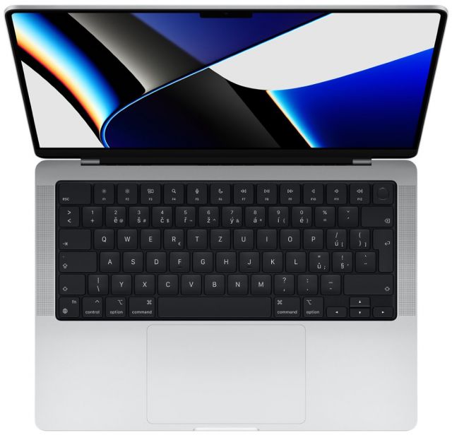 Apple MacBook Pro 14", M1 Pro chip with 8-core CPU and 14-core GPU, 512GB SSD - Silver