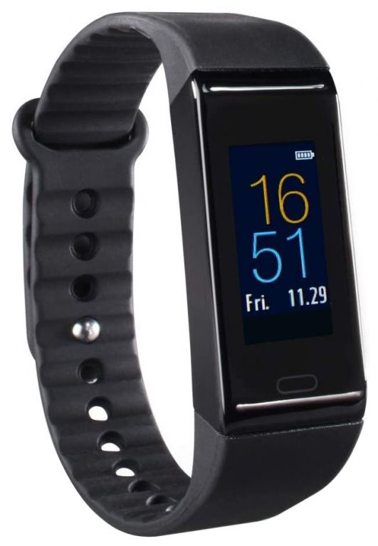 HAMA sportovní hodinky Fit Track 3900/ barevný display/ pulz/ kalorie/ analýza spánku/ krokoměr/ černé