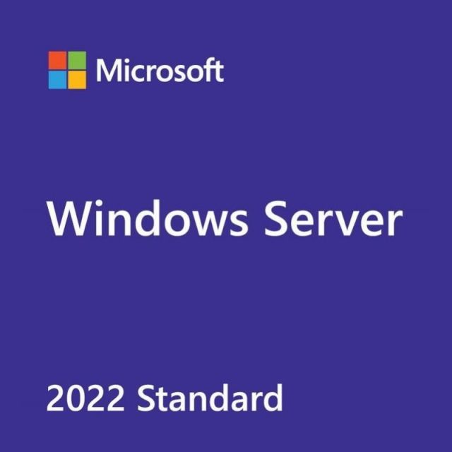 DELL MS Windows Server 2022 Standard/ ROK (Reseller Option Kit)/ OEM/ pro max. 16 CPU jader/ max. 2 virtuální servery
