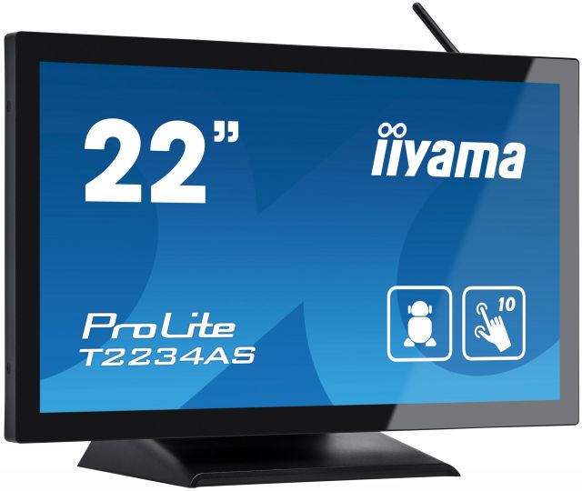 Dotykový monitor POS IIYAMA T2234AS-B1, system Android, SD karta, anti-otisková vrstva