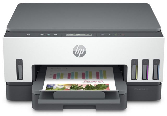 HP Smart Tank 720/ color/ A4/ PSC/ 15/9ppm/ 4800x1200dpi/ AirPrint/ HP Smart Print/ Cloud Print/ ePrint/ USB/ WiFi/ BT/