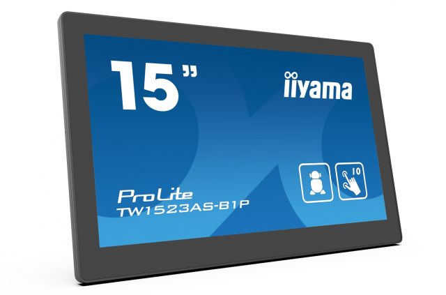 15 "dotykový monitor Iiyama ProLite TW1523AS-B1P, Android, PoE, mikrofon, reproduktory