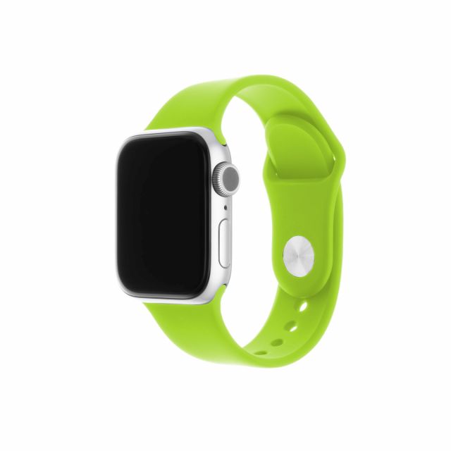 Set silikonových řemínků FIXED Silicone Strap pro Apple Watch 38/40/41 mm, zelený