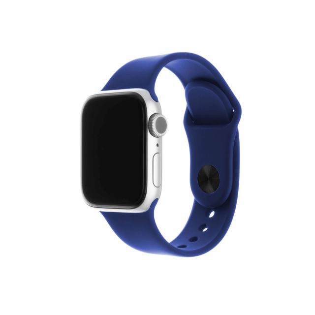 Set silikonových řemínků FIXED Silicone Strap pro Apple Watch 42/44/45 mm, oceánsky modrý