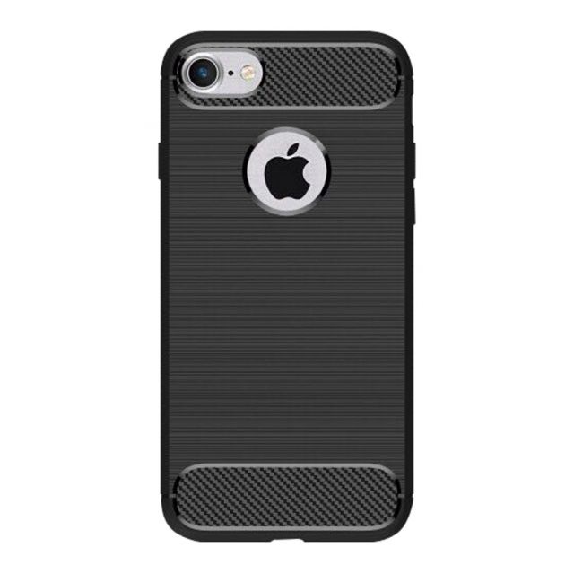 Pouzdro Carbon s výřezem  iPhone 7/8 (Černé)