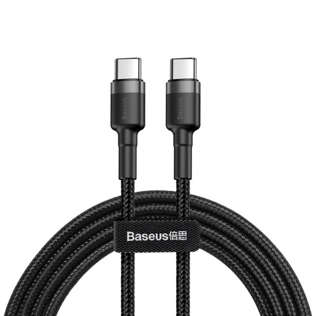 Baseus Cafule Series Type-C PD2.0 60W Flash Charge Cable (20V 3A) 1M Grey-Black