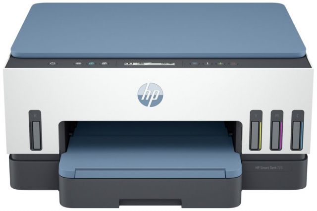 HP Smart Tank 725/ color/ A4/ PSC/ 15/9ppm/ 4800x1200dpi/ USB/ WiFi/ BT/ Duplex/ AirPrint/ HP Smart Print