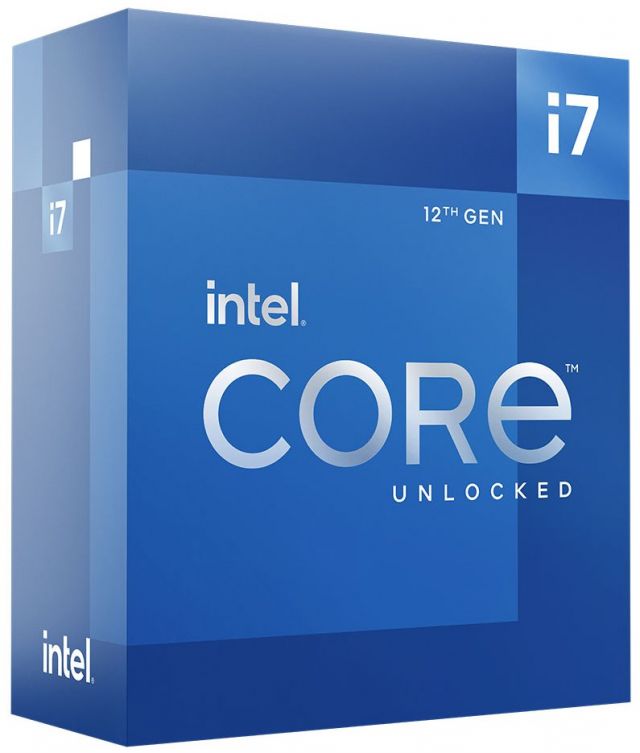 INTEL Core i7-12700K / Alder Lake / LGA1700 / max. 5,0GHz / 12C/20T / 25MB / 125W TDP / BOX bez chladiče