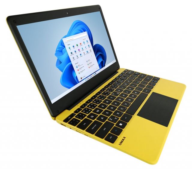 UMAX notebook VisionBook 12WRx/ 11,6" IPS/ 1920x1080/ N4020/ 4GB/ 128GB Flash/ mini HDMI/ 2x USB/ USB-C/ W11 Pro/ žlutý