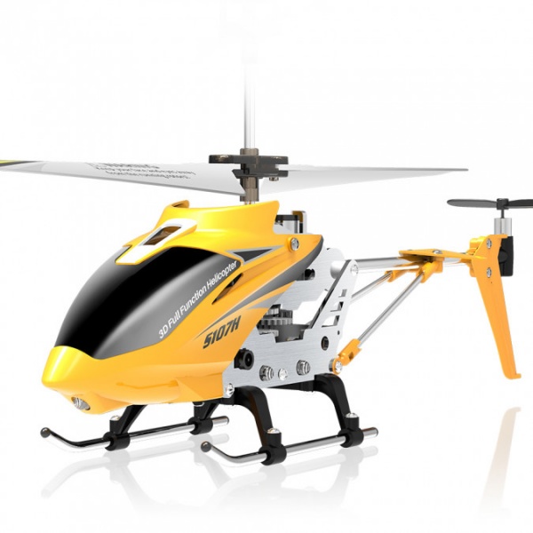 Syma S107H Phantom - ultra odolný vrtulník s barometrem - žlutý