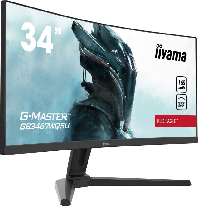 Monitor iiyama G-Master GB3467WQSU Red Eagle 34" VA LED 0,4ms 165Hz zakřivená obrazovka 2xDP 2xHDMI