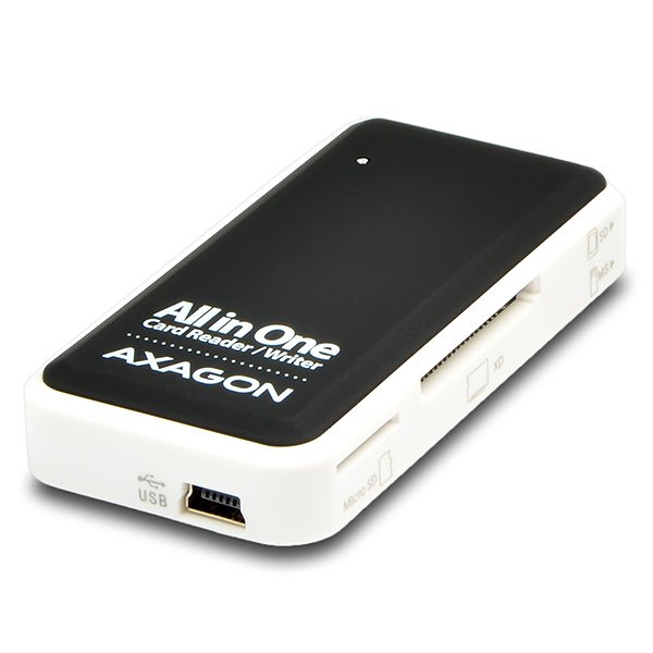 AXAGON čtečka paměťových karet microSD/SD/MS/XD/CF / CRE-X1 / USB 2.0 / 0,1m