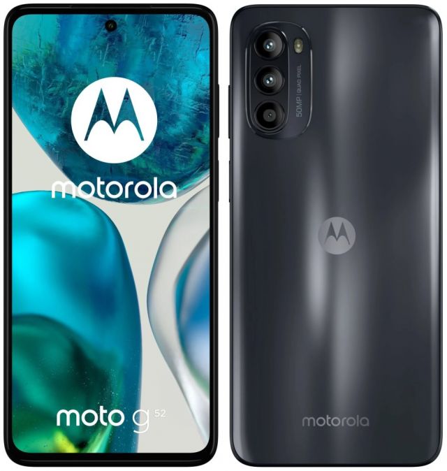 Motorola Moto G52 - Charcoal Grey 6,6" OLED/ Dual SIM/ 4GB/ 128GB/ LTE/ Android 12