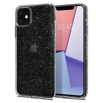 Ochranný kryt Spigen Liquid Crystal Glitter pro Apple iPhone 11 transparentní