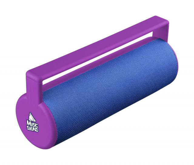 Bluetooth reproduktor MUSIC SOUND, modro-růžový