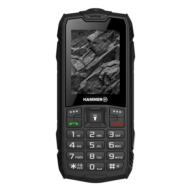 Telefon myPhone Hammer Rock černý