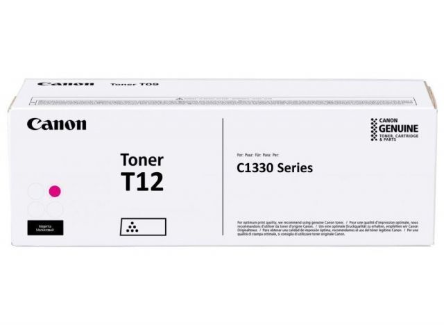 Canon originální toner T12M purpurový pro i-SENSYS X C1333 s kapacitou 5300 stran