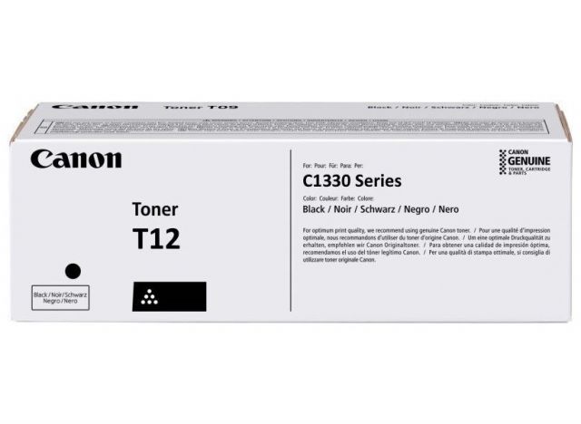 Canon originální toner T12BK černý pro i-SENSYS X C1333 s kapacitou 7400 stran