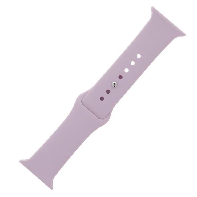 Silikonový řemínek M/L pro Apple Watch 38/40/41 mm pudrově růžová